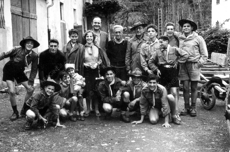 Scouts a Santa Giustina con la famiglia Sansa