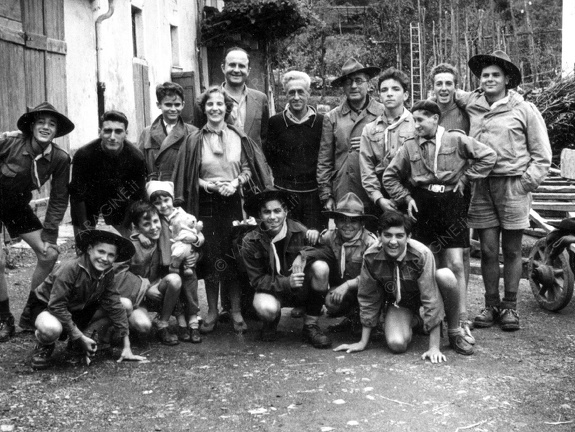 Scouts a Santa Giustina con la famiglia Sansa