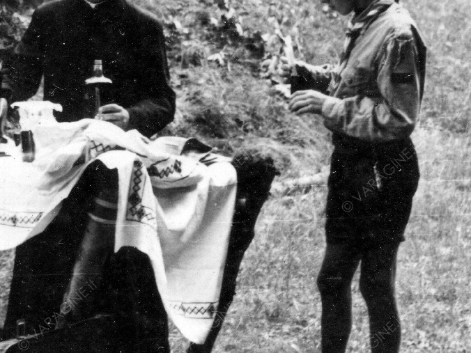 anni '60: Messa al campo Scout