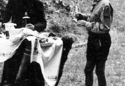 anni '60: Messa al campo Scout