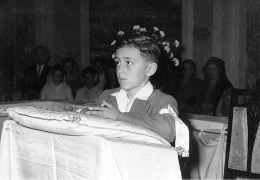 1956 - Prima comunione di Berto Carattino