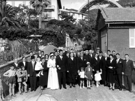 Matrimonio Pietro 'Diddu' Chiappori e Rosa Ghigliazza - 24 Aprile 1954