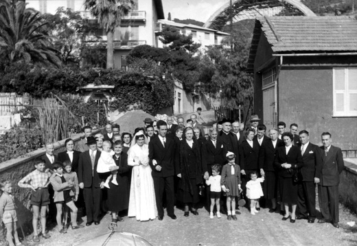 Matrimonio Pietro 'Diddu' Chiappori e Rosa Ghigliazza - 24 Aprile 1954