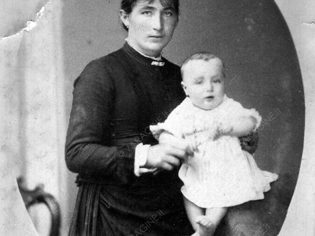 Mamma Angela col figlioletto Bernardino