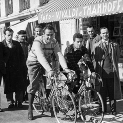 Hugo Koblet e un altro ciclista